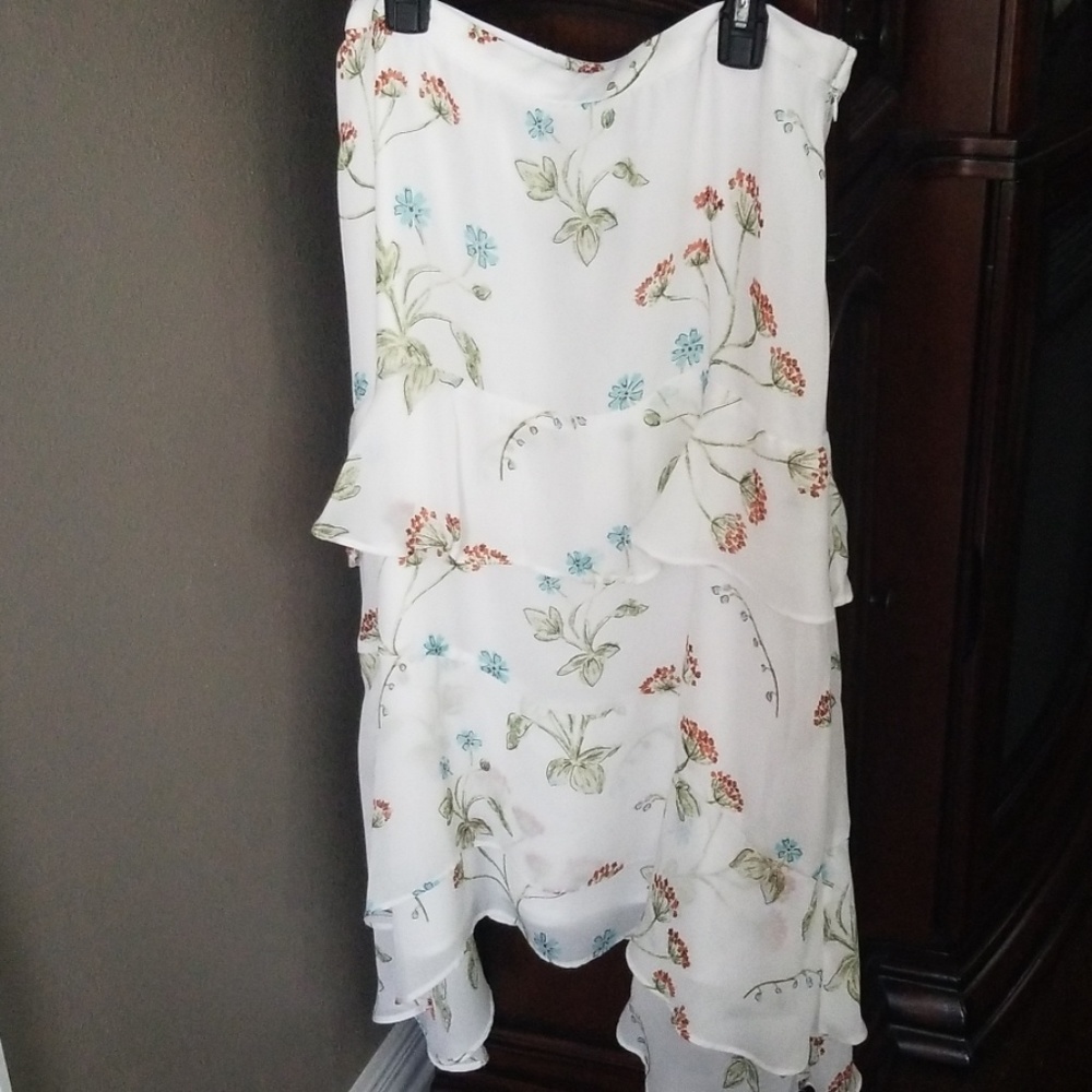 Floral Ruffle Women's Skirt